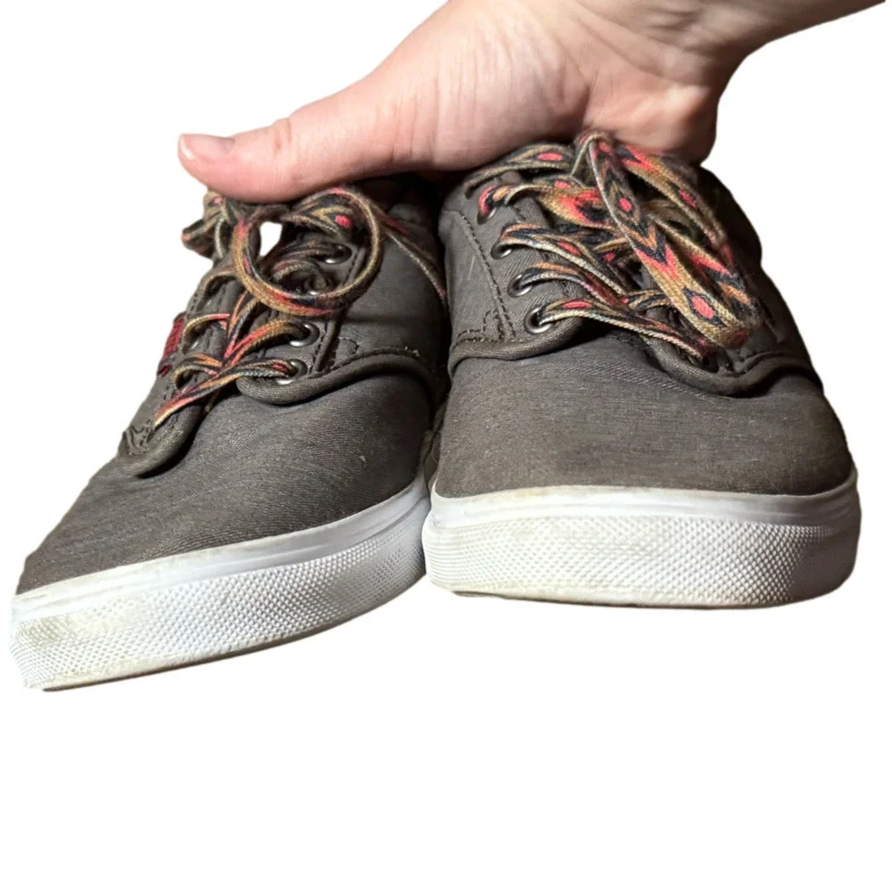 Vans Atwood Low Tribal Canvas Sneakers Women Size 6.5